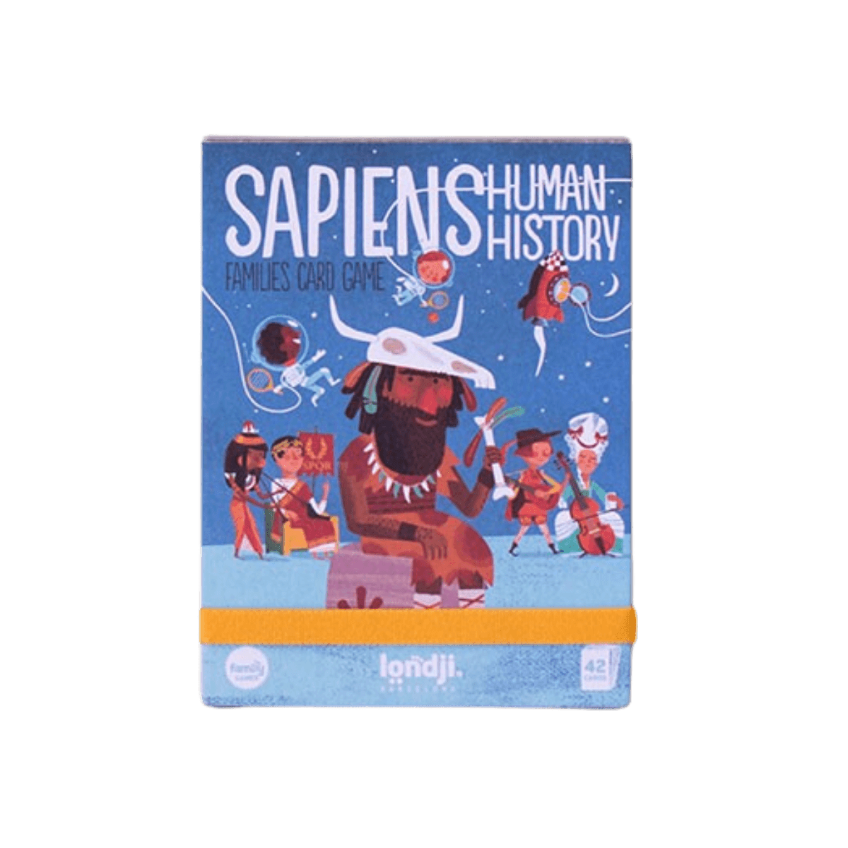 Jeu de cartes des 7 familles - 5 ans et + - SAPIENS HUMAN HISTORY - Londji