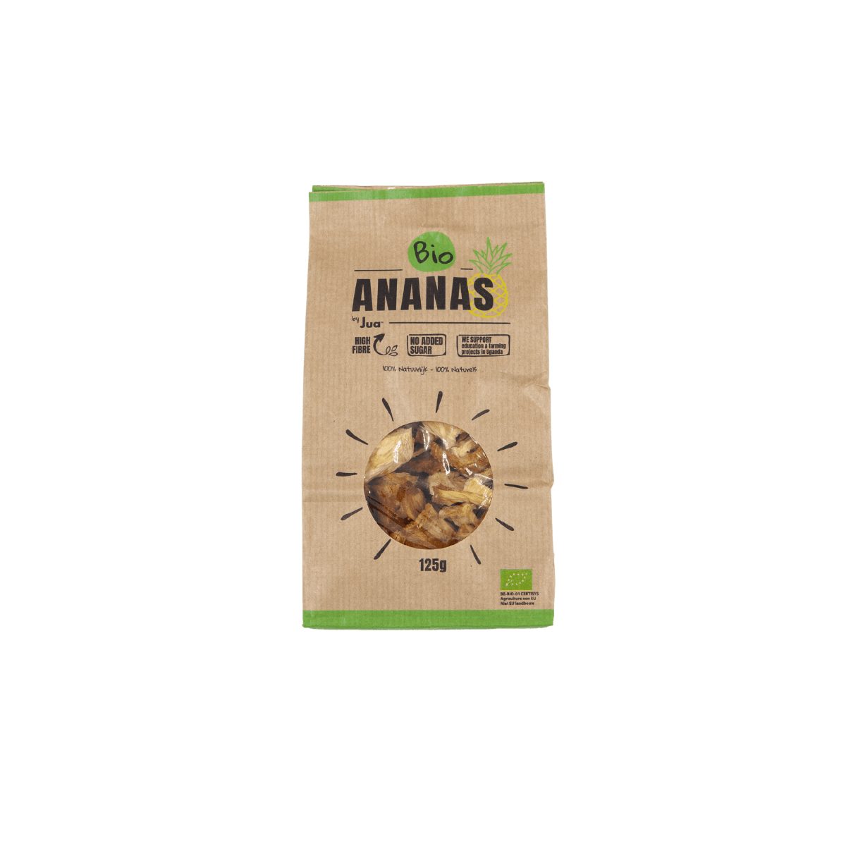 Ananas séché 125g BIO - JUA