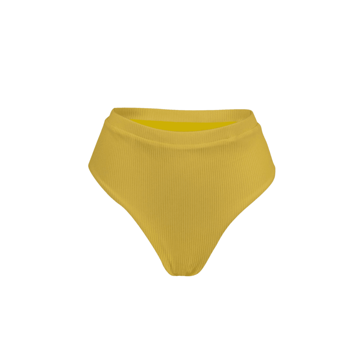 Culotte de bikini taille haute citron - Kaly Ora
