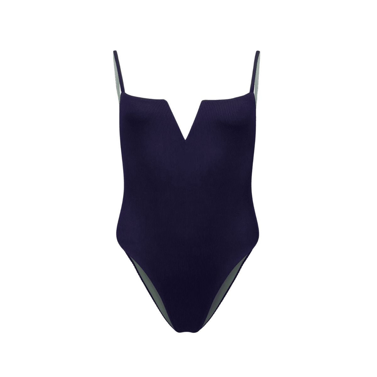 Maillot de bain une-pièce Giali Réversible Bleu | Olive - Kaly Ora