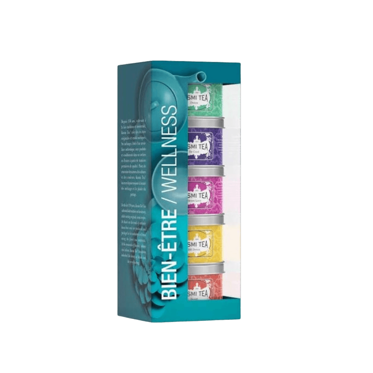 Coffret Les Bien-être - Thé vert maté infusion en vrac BIO - 5 x 20g - Kusmi Tea
