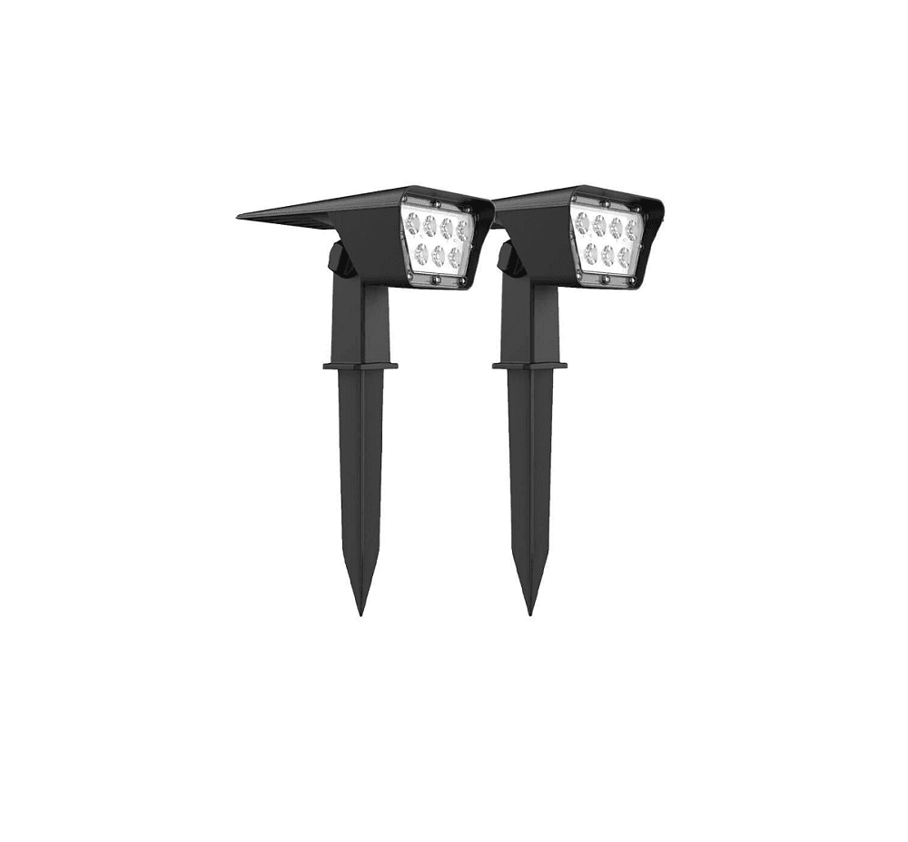 Lot de 2 spots solaires LED CURTIS 31cm - Lumisky