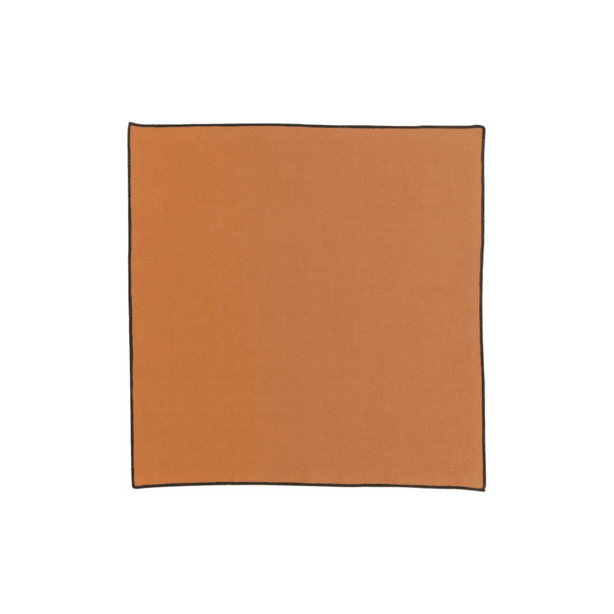 Lot de 6 Serviettes de table recyclées Grace Caramel 40 x 40 - Maison Vivaraise