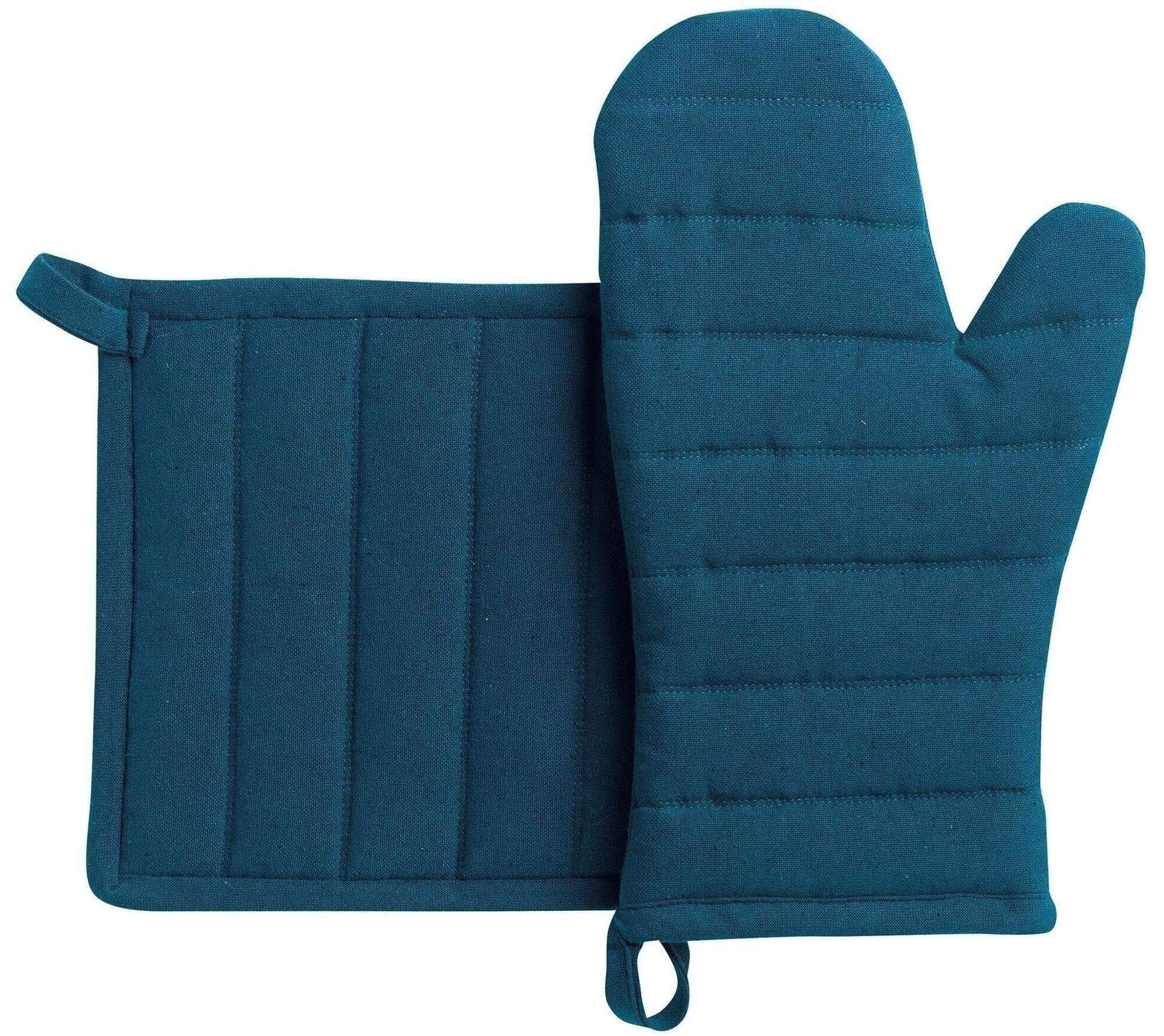 Lot gant/manique Jona Paon 15 x 30 cm - Maison Vivaraise