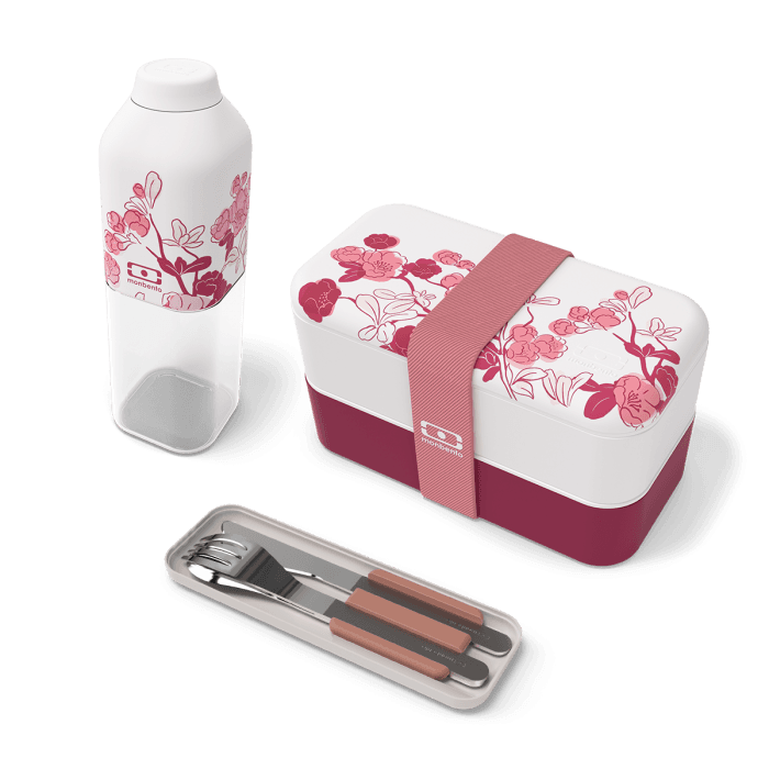 Lunch Box 2 x 500ml - MB ORIGINAL - Graphic Magnolia - Monbento