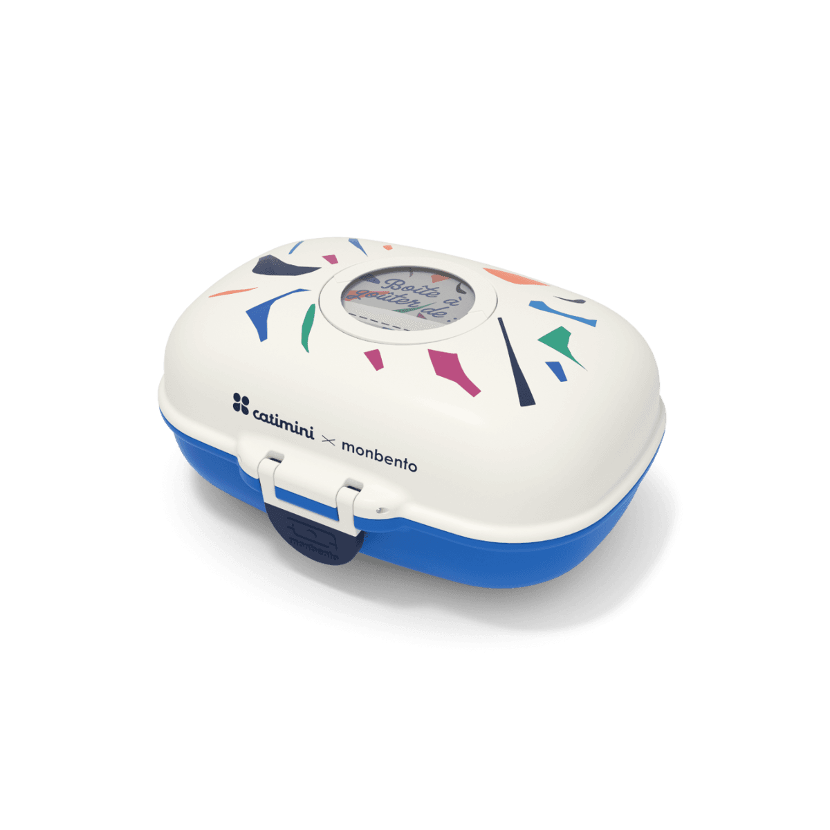 Boîte à goûter Bento enfants - MB GRAM x CATIMINI - Bleu terrazzo - Monbento