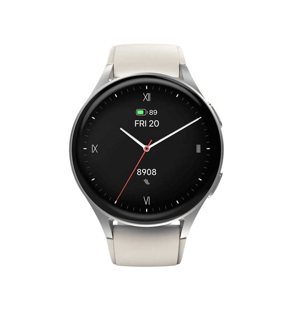 Montre intelligente 8900 GPS Amoled 1 Hama - Crème & argent - Hama