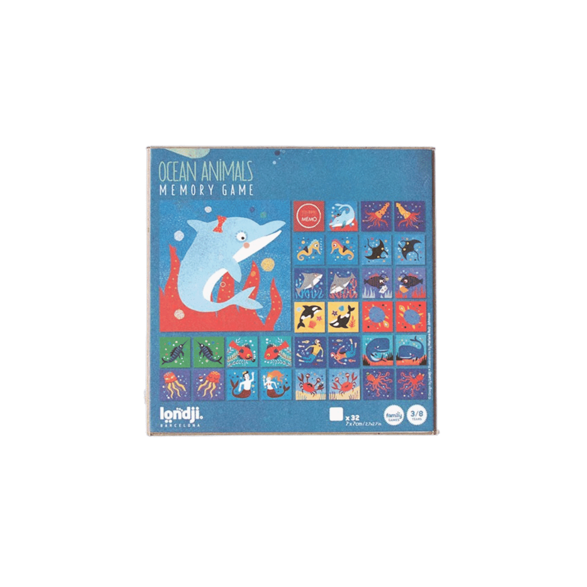 OCEAN ANIMALS MEMO 3 ans et + - Londji