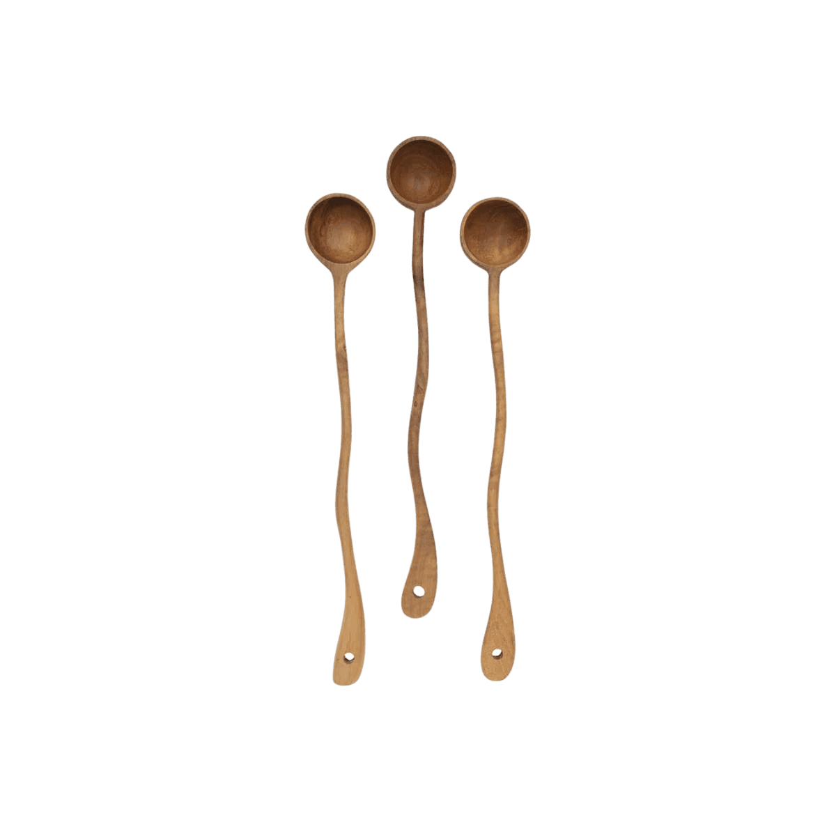 Cuillères à épices torsadées x3 - ORGANIC SPOON RECLAIMED - S/3 - Originalhome