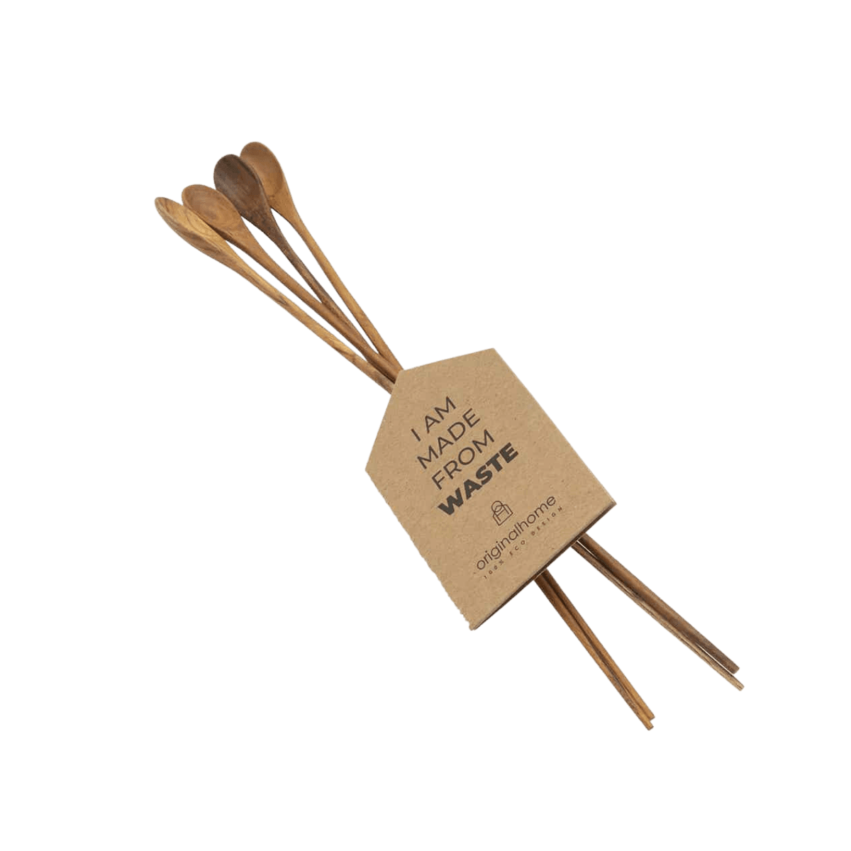 Cuillères à cocktail en teck x4 - STIRING SPOON - S/4 - Originalhome