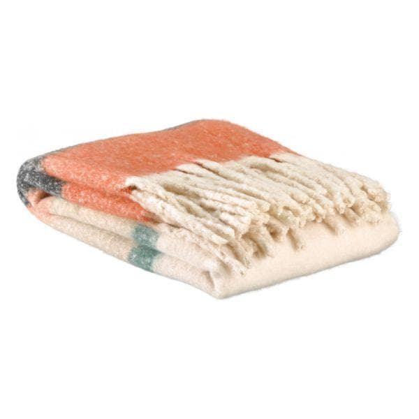 Plaid Isabel Chataigne 130 x 160 cm - Maison Vivaraise