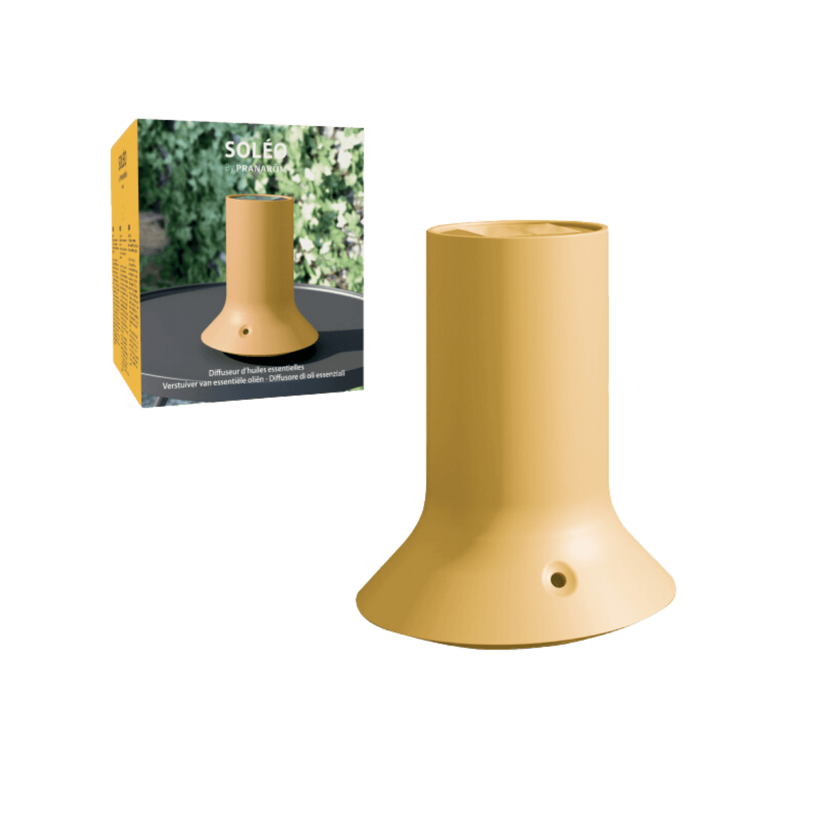 Diffuseur d'huiles essentielles solaire SOLEO - Jaune - Pranarôm