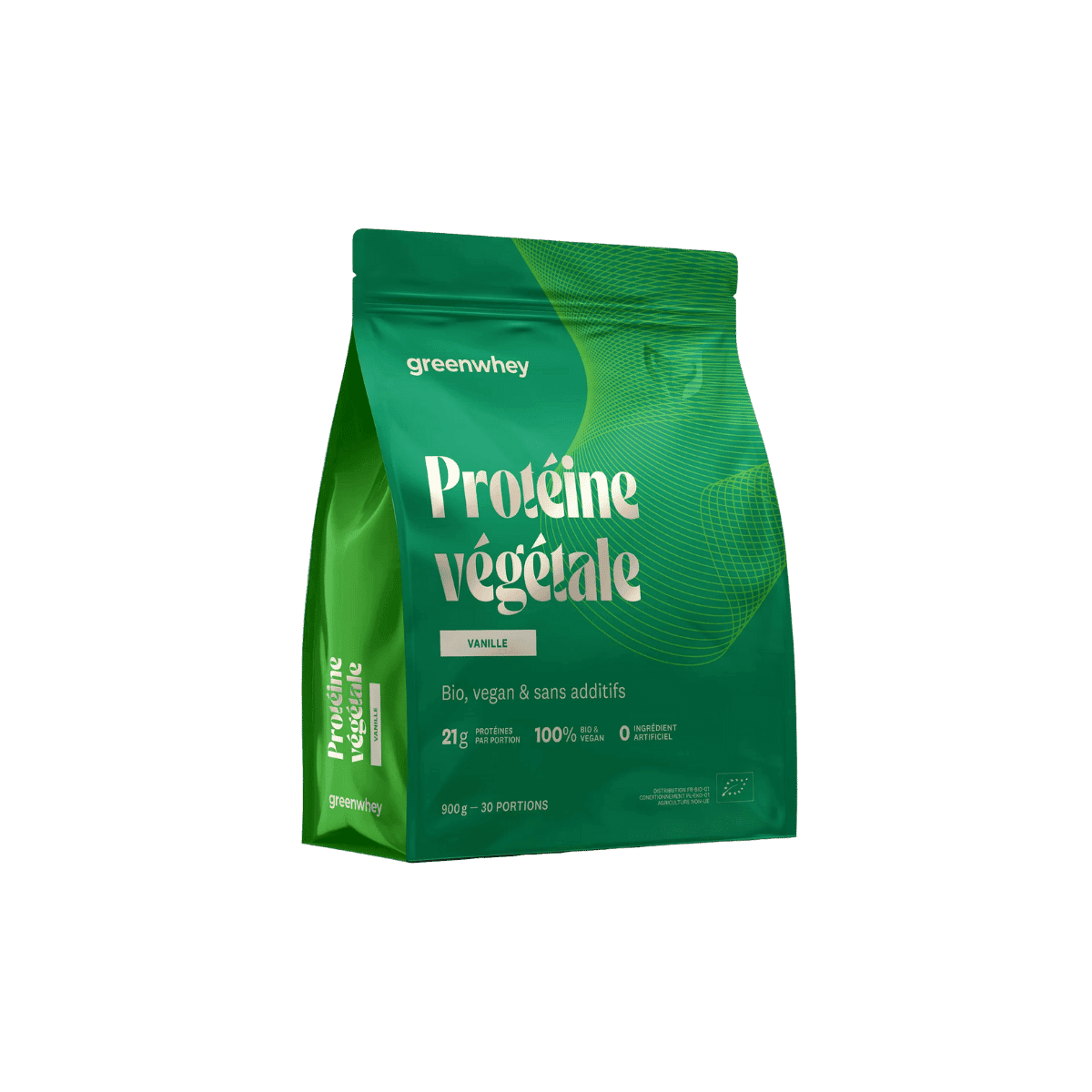 Protéine Végétale BIO Vanille 900g - Greenwhey