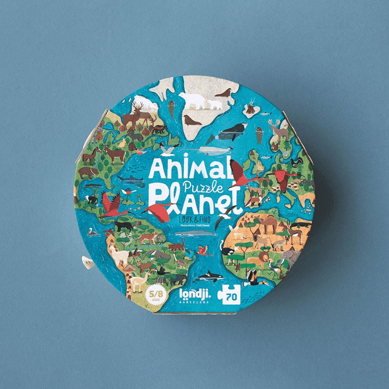 Puzzle ANIMAL PLANET Look & find 70 pcs - 5 à 8 ans - Londji
