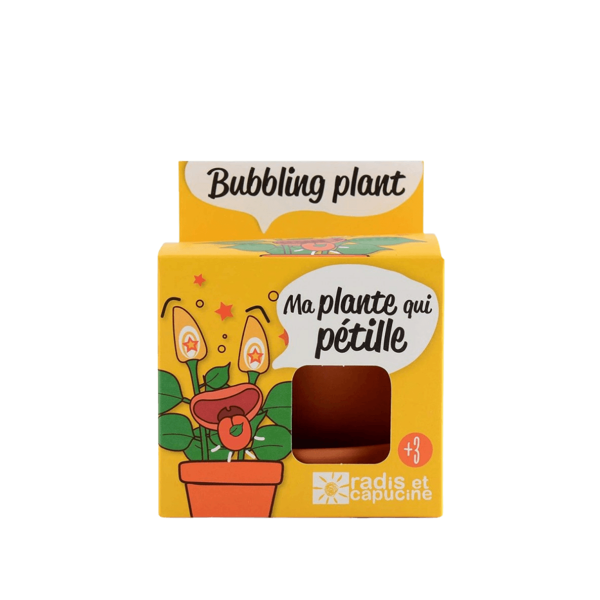 Plante qui pétille à faire pousser - Pot 8 cm - Radis et Capucine