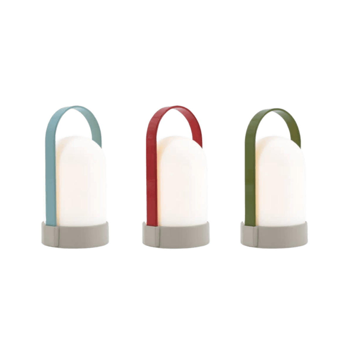 Petite lampe URI lot de 3 - Vert Rouge Bleu - Remember