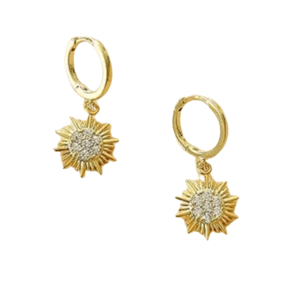 Boucles d'oreilles Créoles SUNSHINE - Apsara Jewels