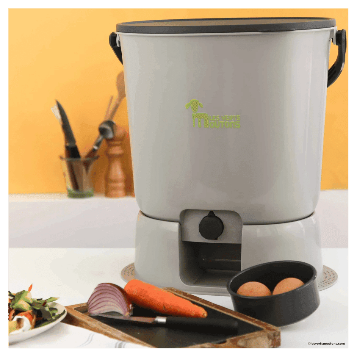 Seau composteur Bokashi 15,3 litres - Les verts moutons