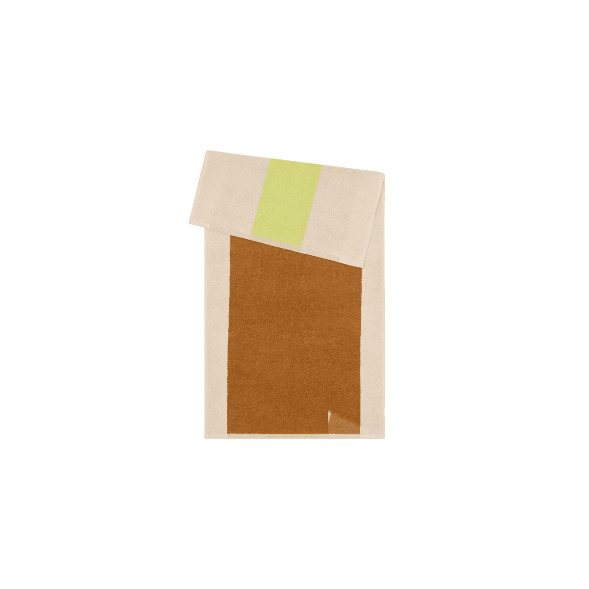 Serviette Essuie 50x100 TOWEL GOTS Organic Terry - Lime-Toffee - Suite702