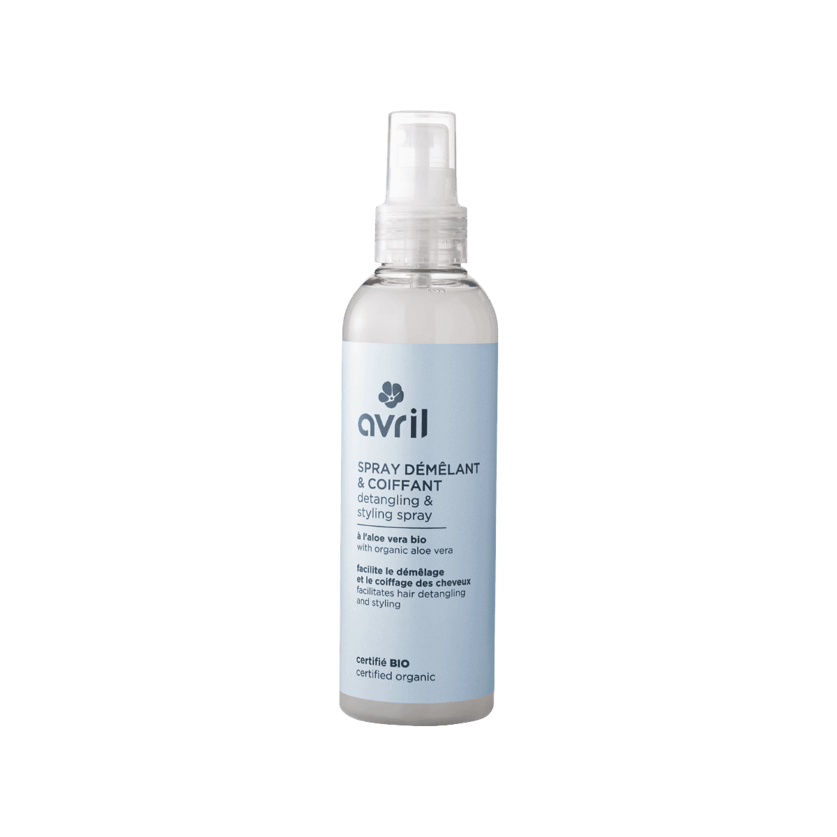 Spray démêlant & coiffant 200ml - Certifié Bio - Avril