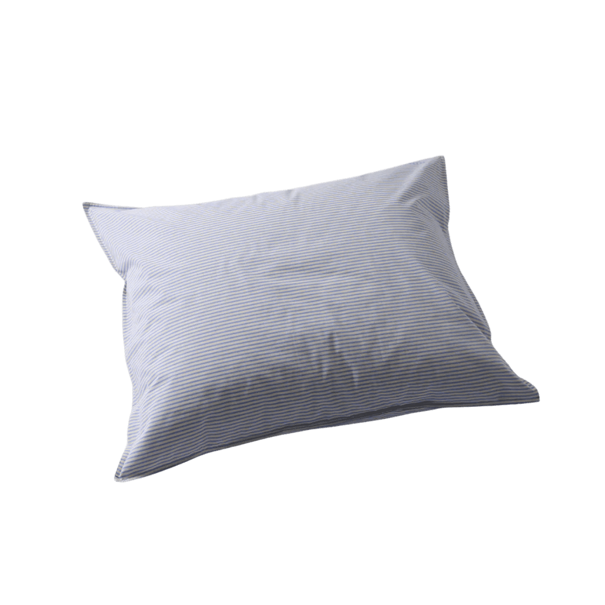 Taie d'oreiller 60x70 Stripe Percale 100% Coton - Blue Ecru - Suite702