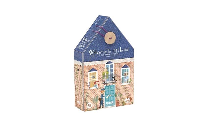 Puzzle réversible 36 pc - 5-8 ans - WELCOME TO MY HOME PUZZLE - Londji