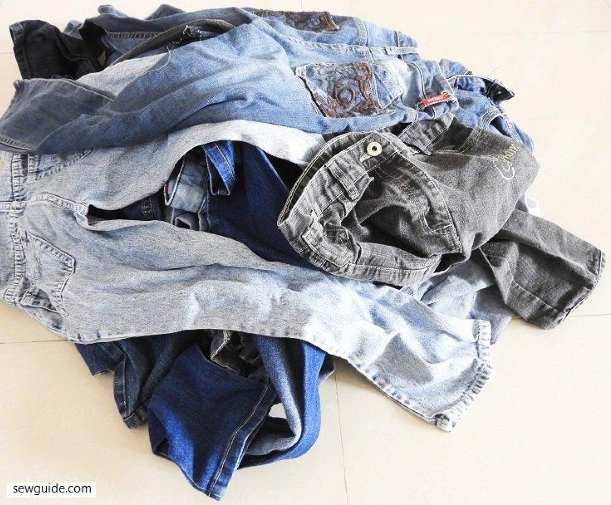 Recycling denim jeans