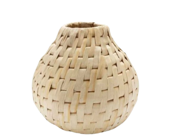 Vase en abaca